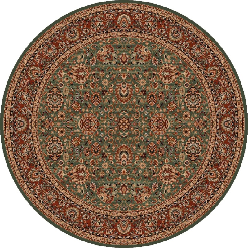 Mastercraft Mastercraft 4362/400 Kashqai Round Rug - Green