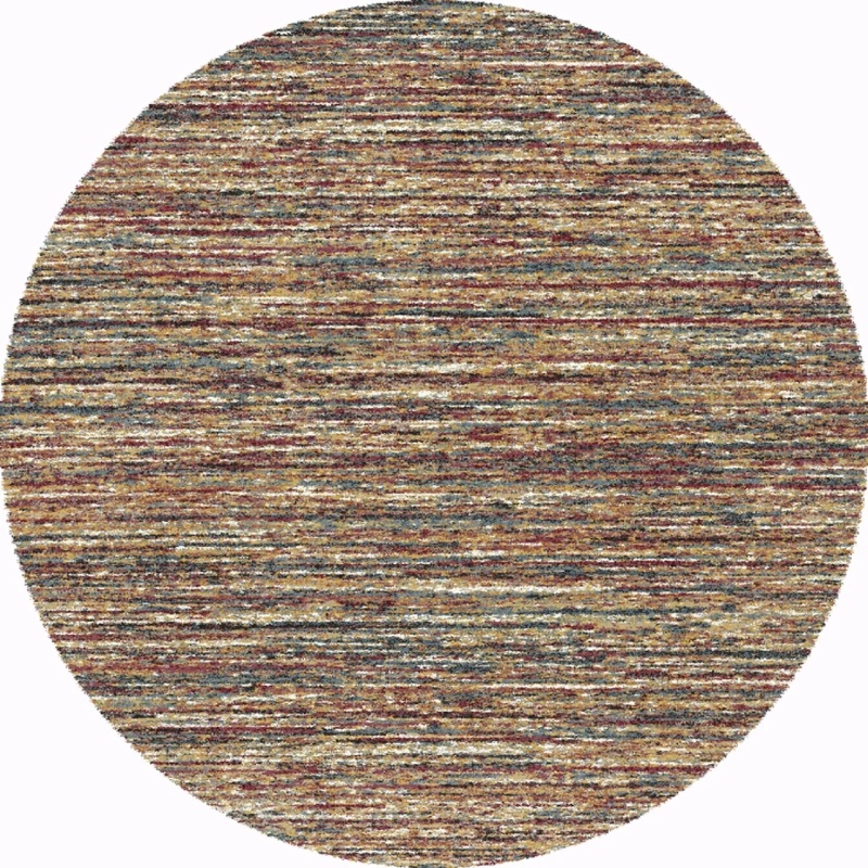 Mastercraft Mastercraft 023-0067/2959 Mehari Shaggy Round Rug - Rust Multi