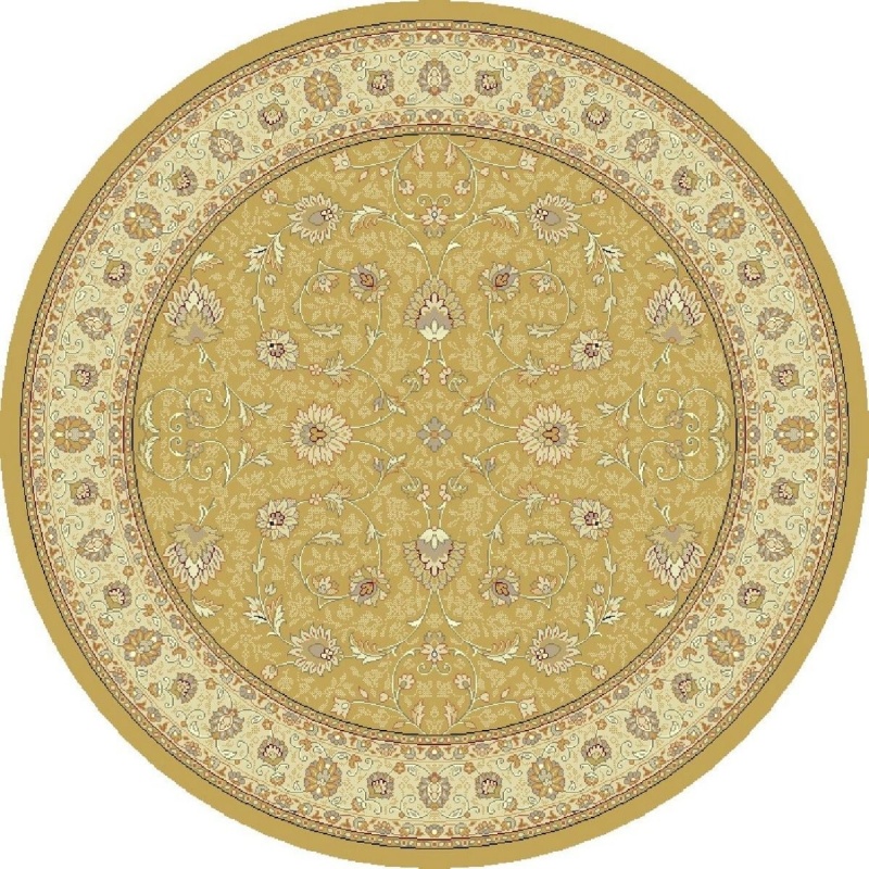 Mastercraft Mastercraft 6529/790 Noble Art Round Rug - Yellow