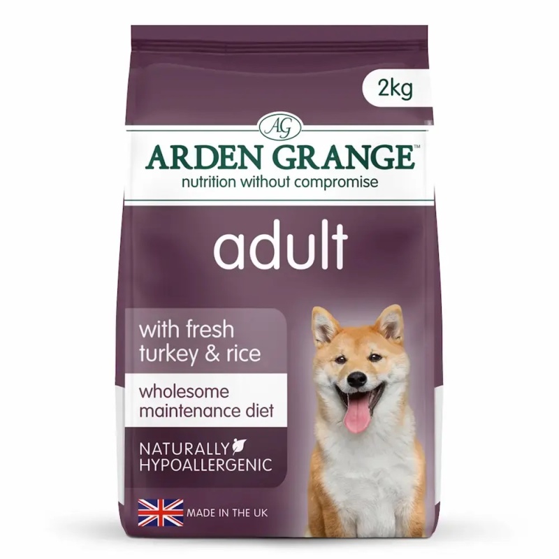 Arden Grange Adult Dry Dog Food with Fresh Turkey & Rice - 2 kg