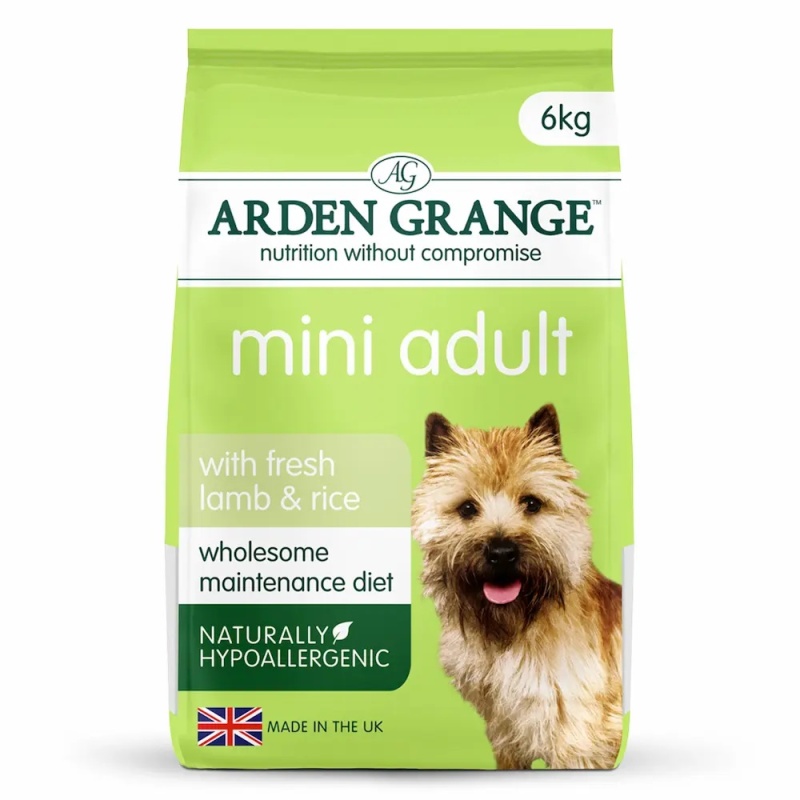 Arden Grange Mini Adult Dry Dog Food with Fresh Lamb & Rice - 6kg