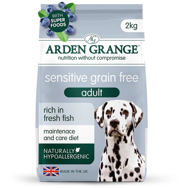 Arden Grange Sensitive Adult Dry Dog Food Grainfree Ocean White Fish & Potato