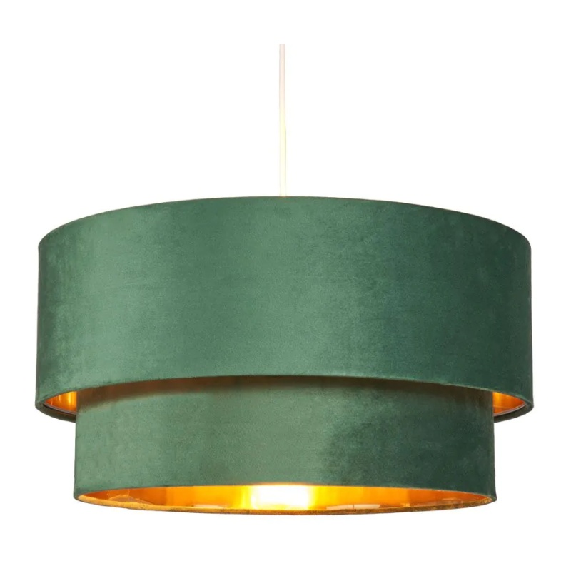 BHS Tia Light Shade 50cm - Green