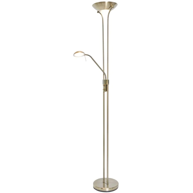 Bhs Mother And Child Floor Lamp - Antique Brass