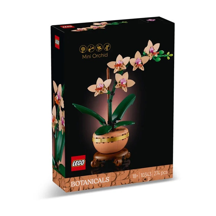 Image of LEGO Botanicals 10343 Mini Orchid In Multi
