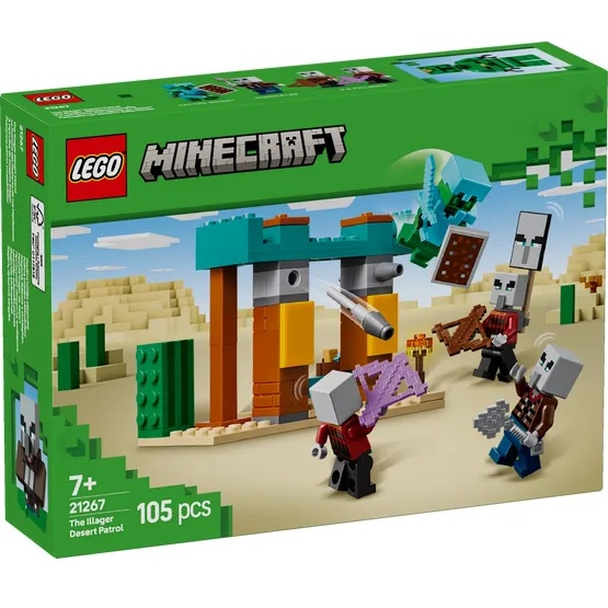 Image of LEGO Minecraft 21267 The Illager Desert Patrol