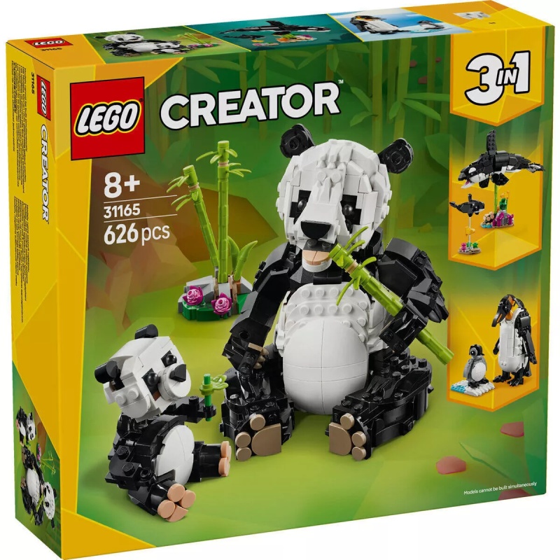 Image of LEGO Creator 31165 Wild Animals: Panda Family In Multi
