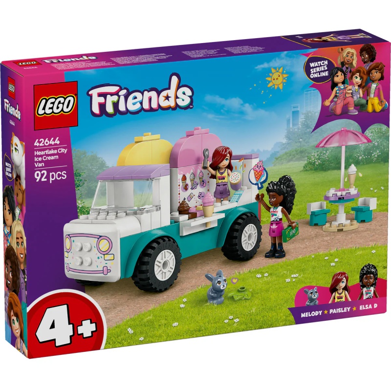 Image of LEGO Friends 42644 Heartlake City Ice Cream Van In Multi