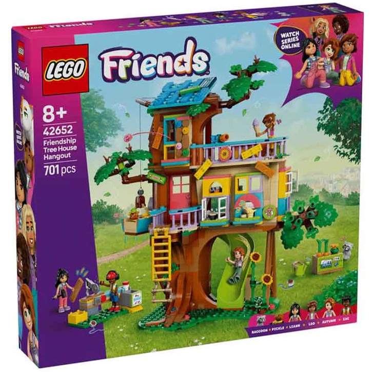 Image of LEGO Friends 42652 Friendship Tree House Hangout In Multi