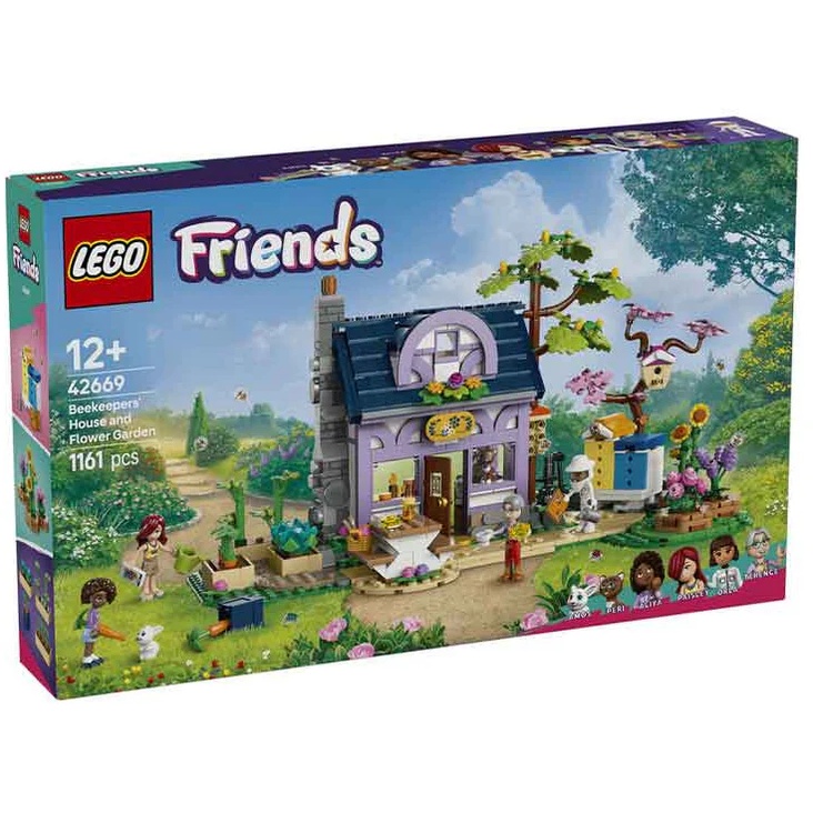 Image of LEGO Friends 42669 Beekeepers House and Flower Garden In Multi