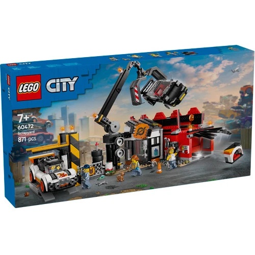 Image of LEGO City 60472 Scrapyard with Cars In Multi
