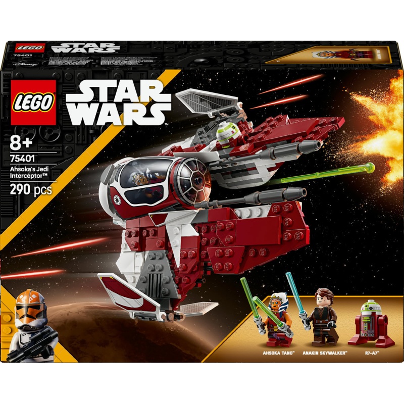 Image of LEGO Star Wars 75401 Ahsokas Jedi Interceptor In Multi