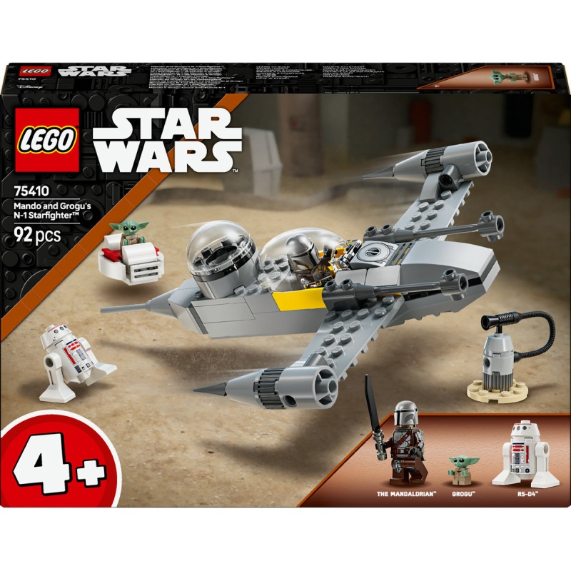 Image of LEGO Star Wars 75410 MO and Grogus N-1 Starfighter In Multi