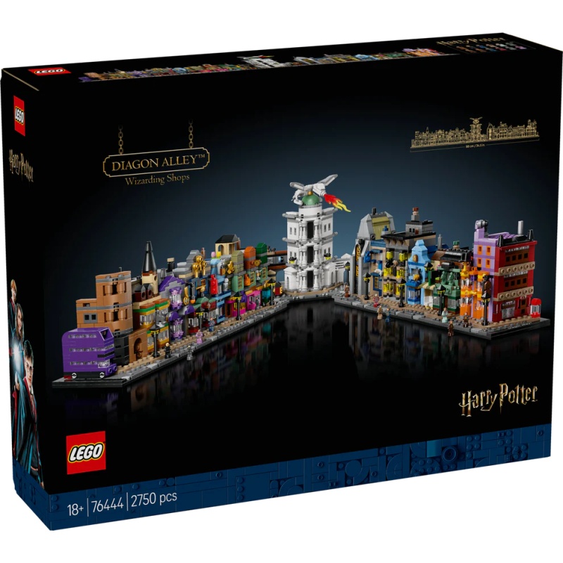 Image of LEGO Harry Potter 76444 Diagon Alley Wizarding Shops In Multi