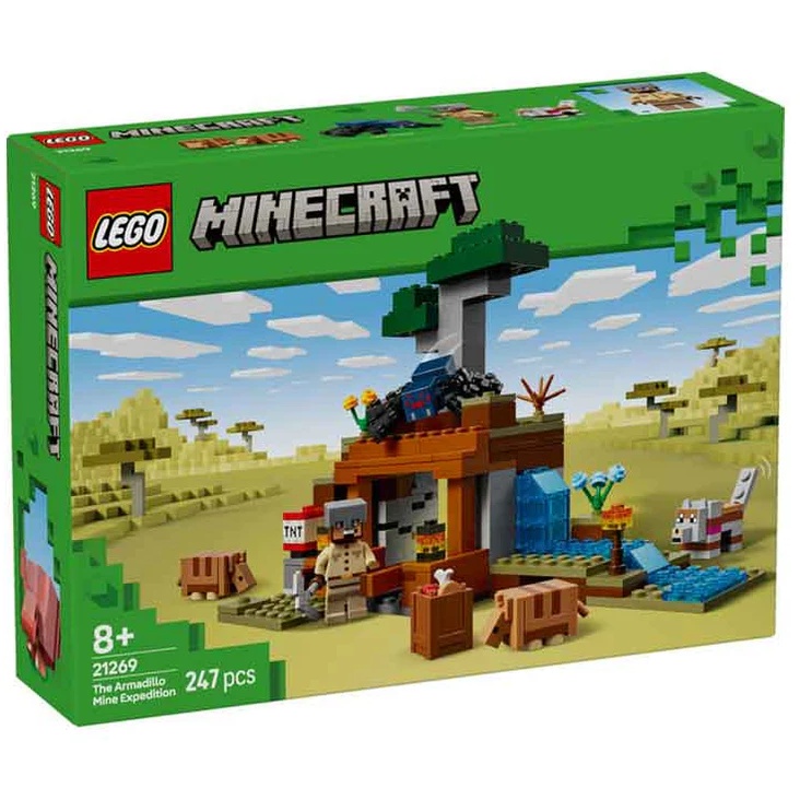 Image of LEGO Minecraft 21269 The Armadillo Mine Expedition In Multi