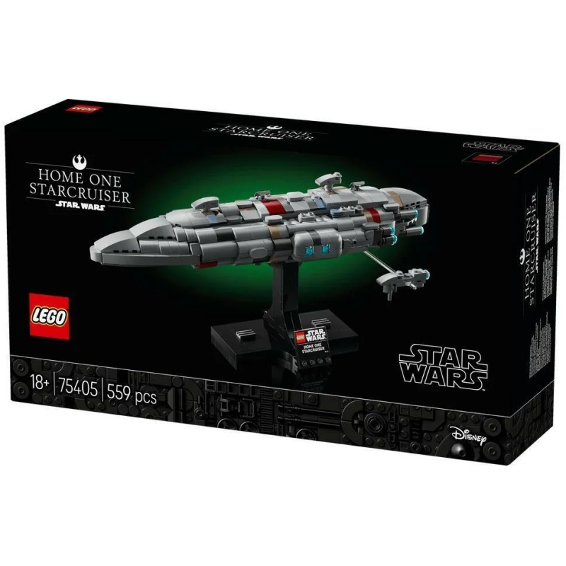 LEGO Star Wars 75405 Home One Starcruiser Building Set for Adults, Collectible Build-and-Display Starship Model with a Stand, Birthday Gift Idea for Men, Women and Teenage Fans of Return of The Jedi - Image 12