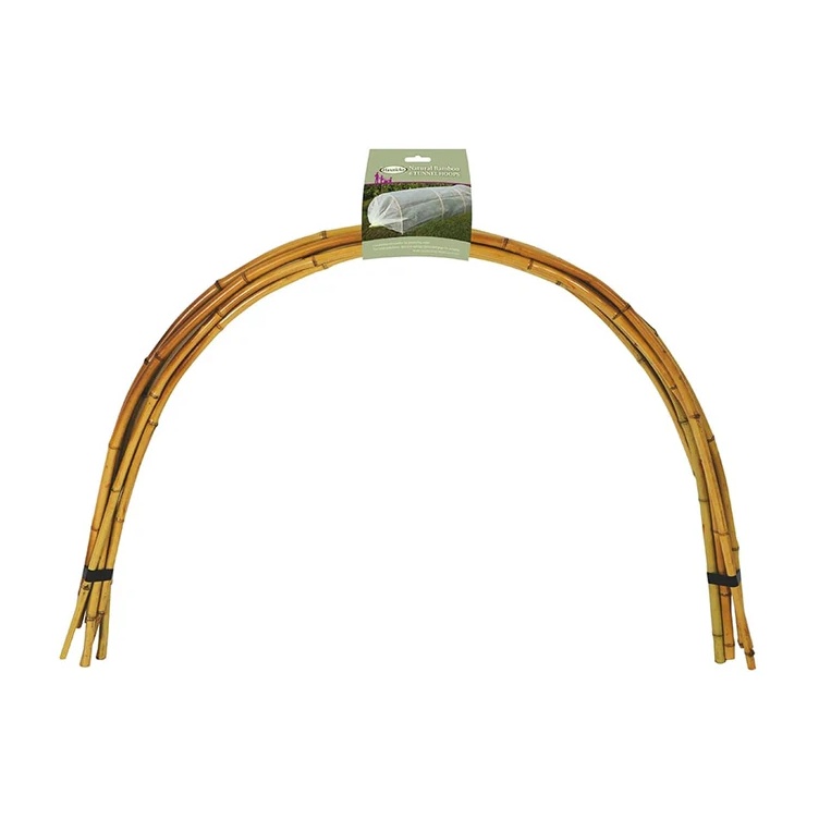 Tildenet Natural Bamboo Tunnel Hoops 6 - Pack
