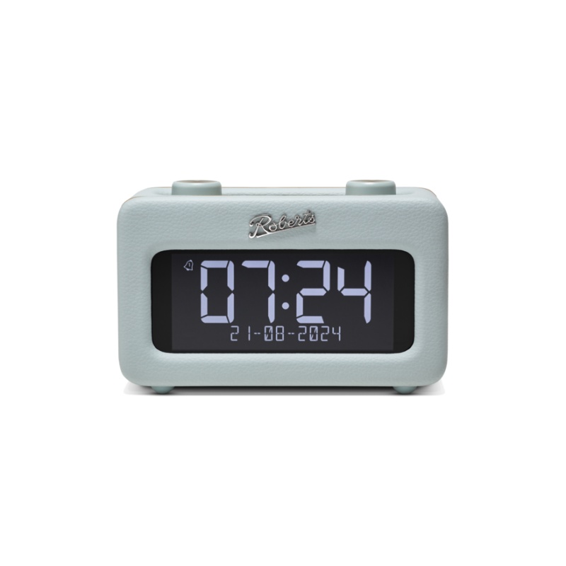 Roberts Rev-Restde Revival Rest Dab/Dab/Fm Bluetooth Bedside Clock Radio - Duck Egg