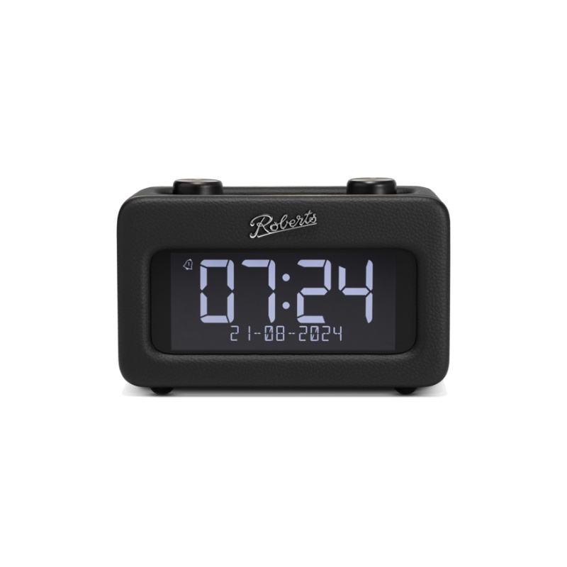 Roberts Rev-Restbk Revival Rest Dab/Dab+/Fm Bluetooth Bedside Clock Radio - Black