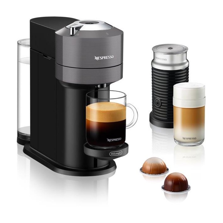 Nespresso ENV120.GYAE Vertuo Next Coffee Machine With Aeroccino - Grey