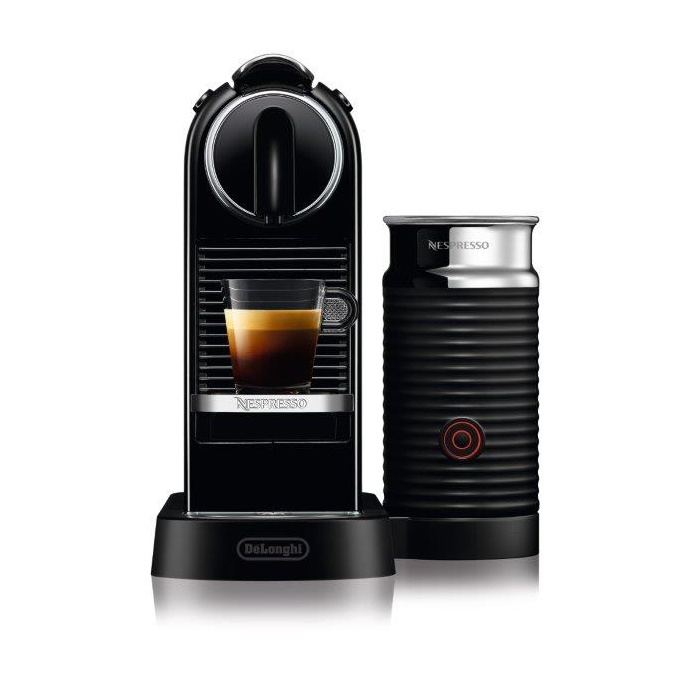 Nespresso EN267.BAE Citiz Coffee Machine With Aeroccino - Black