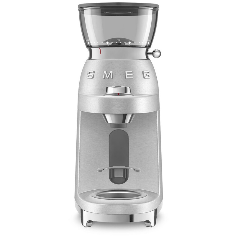 Smeg Cgf02ssuk Mini Pro Coffee Grinder - Stainless Steel