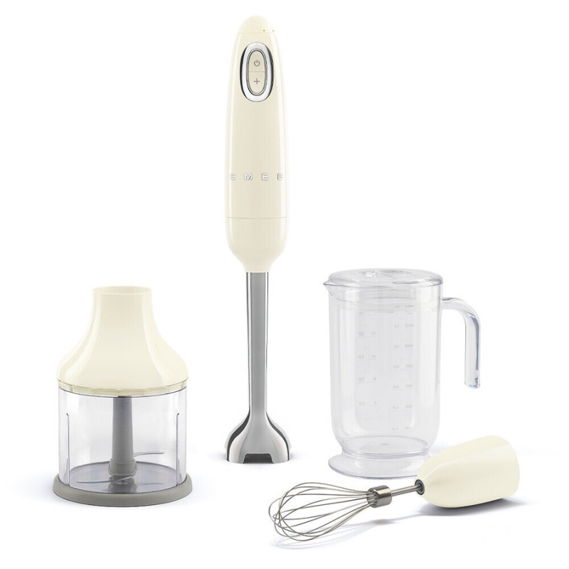 Smeg Smeg HBF03CRUK 4-in-1 Hand Blender with Accessories - Cream