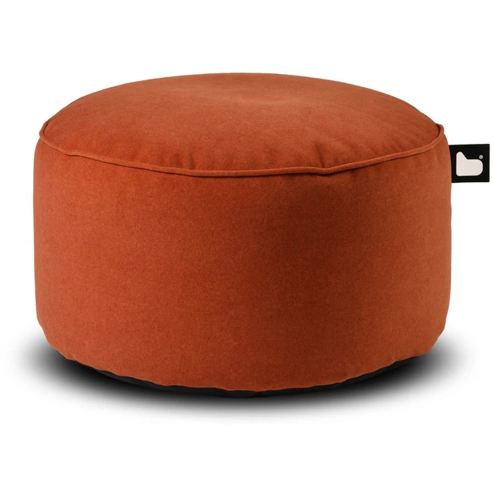 Extreme Lounging Indoor B Poufe Brushed Suede - Rust