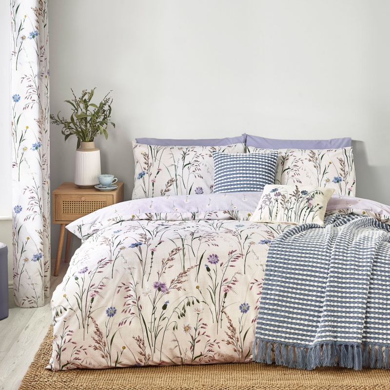 Catherine Lansfield Grasmere Floral Duvet Set - Lilac