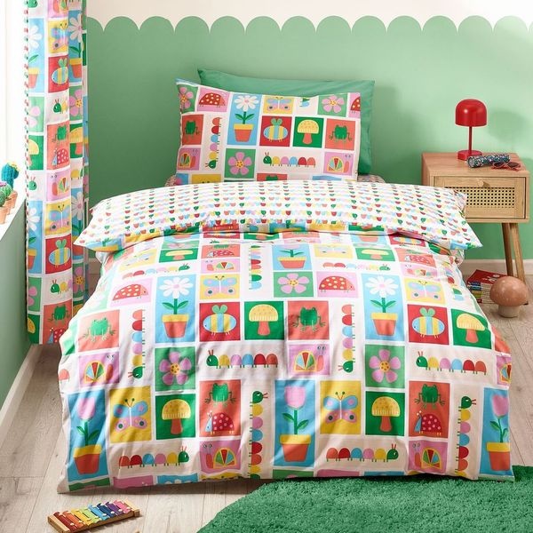 Catherine Lansfield Curious Caterpillar Duvet Set - Multi