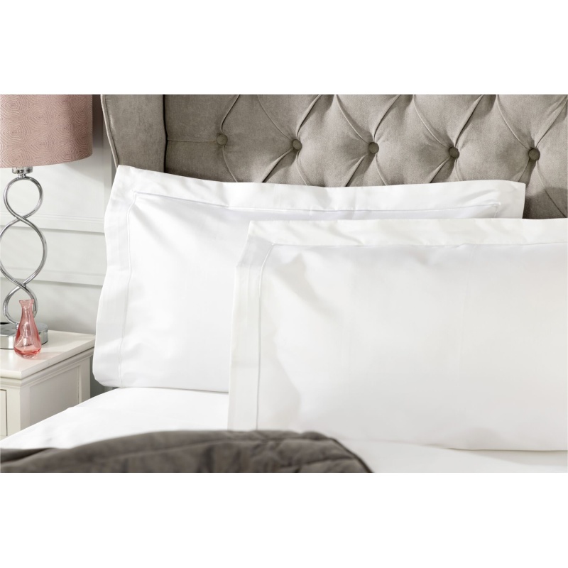 Belledorm White 1000 Thread Count Superior Egyptian Cotton Oxford Pillowcase