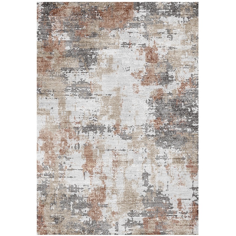 Downtown Silk Road Kashgar Washable Rug - Grey/Beige