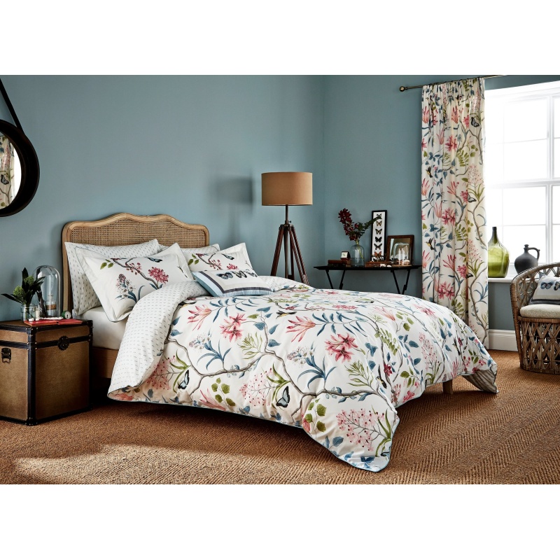 Sanderson Clementine Duvet Cover Set - Duck Egg