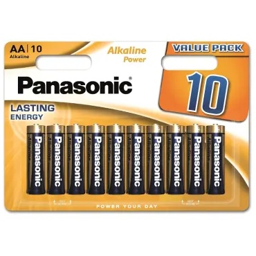 Panasonic Panasonic AA Alkaline Power Batteries - 10 Pack