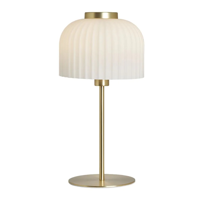 Polo Travertine Table Lamp With Glass Shade Reviews | Canada