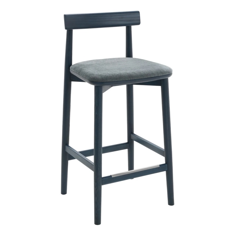Ercol Ercol Upholstered Lara Counter Stool With Back 65cm