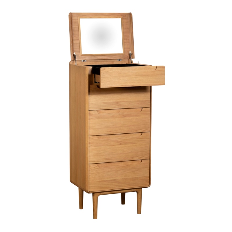 G Plan Winchester Drawer Tall Chest With Mirror Downtown