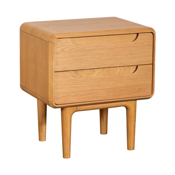 G Plan Winchester 2 Drawer Bedside Cabinet