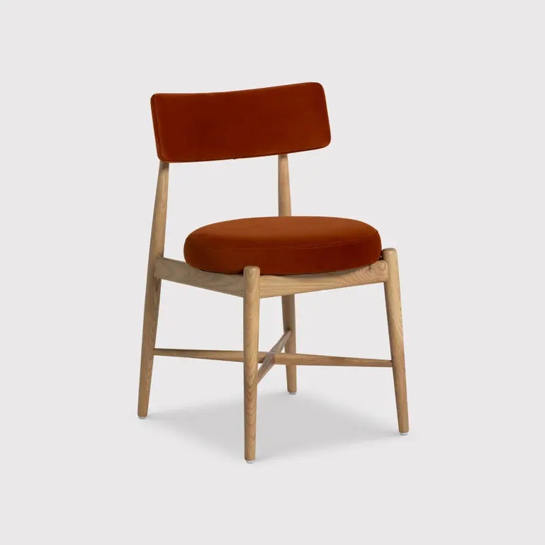 G Plan Flora Dining Chair - Orange