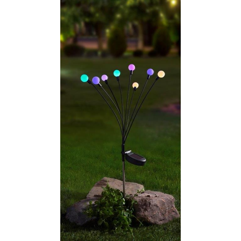 Smart Garden 8-Stem Gloglobes Stake Light - Multi Coloured