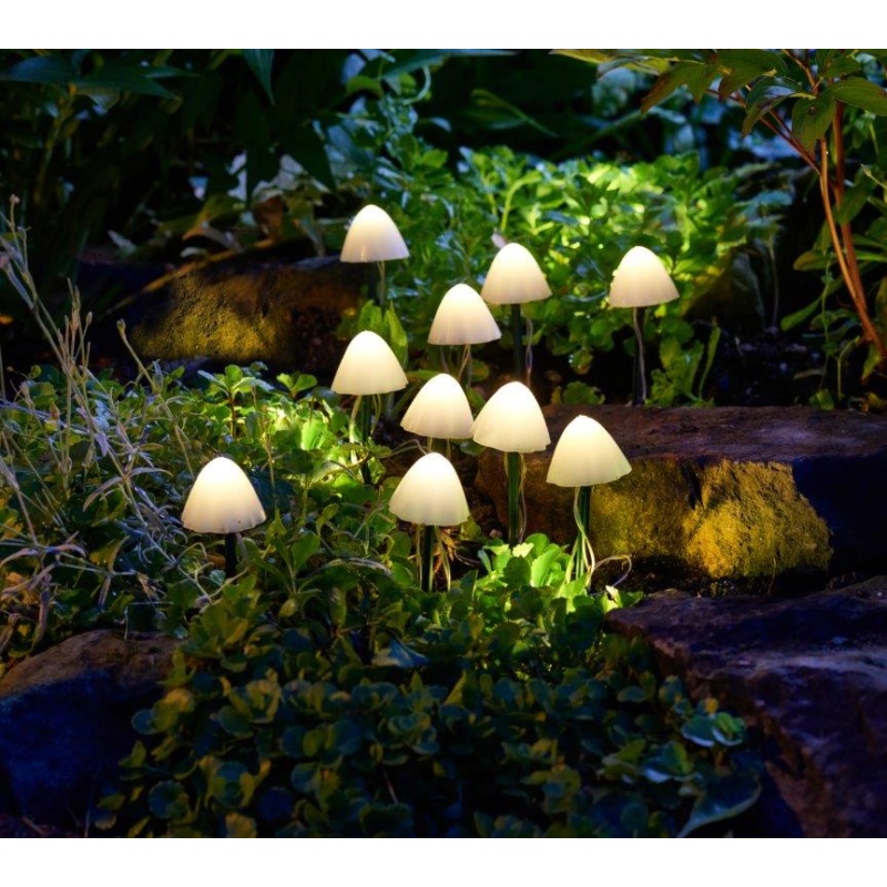 Smart Garden Lumishroom Stake Lights - Set of 10
