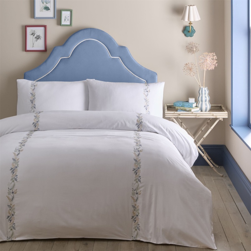 Appletree Julianna Embroidery Duvet Set - White