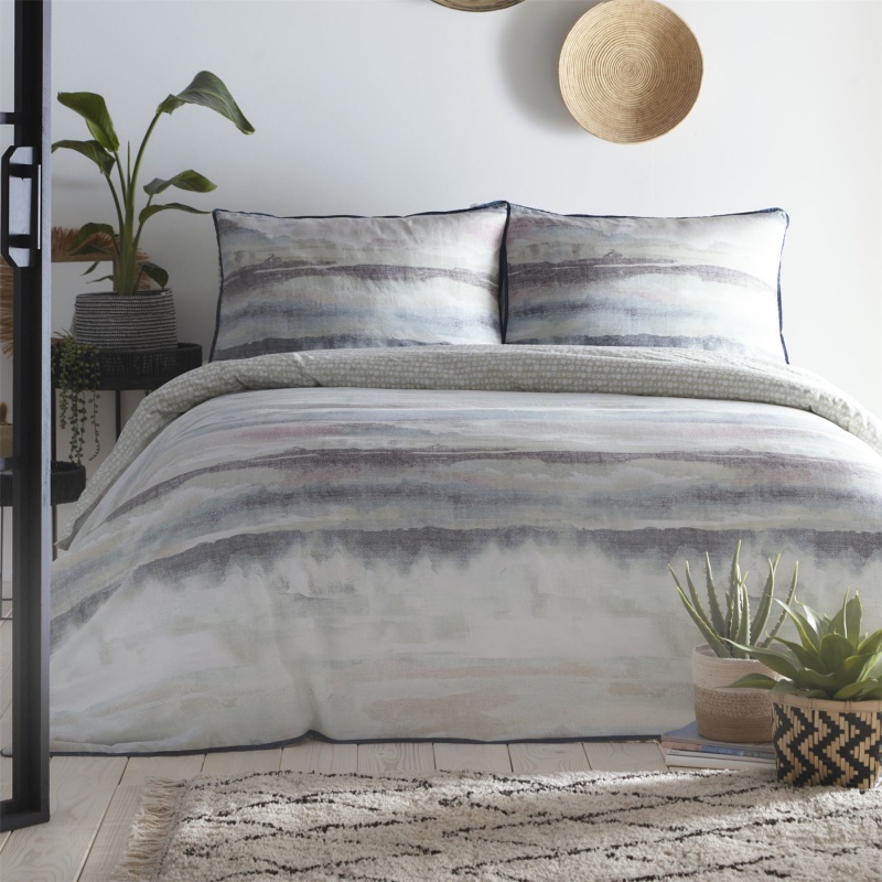 Appletree Landscape Duvet Set - Seafoam