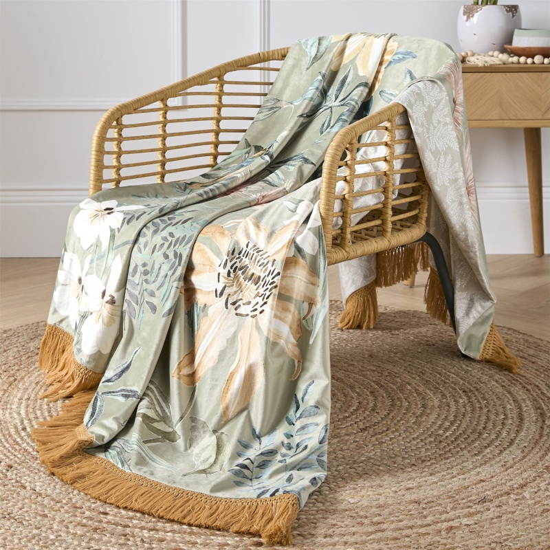Soiree Sagara Throw 130x180cm - Green