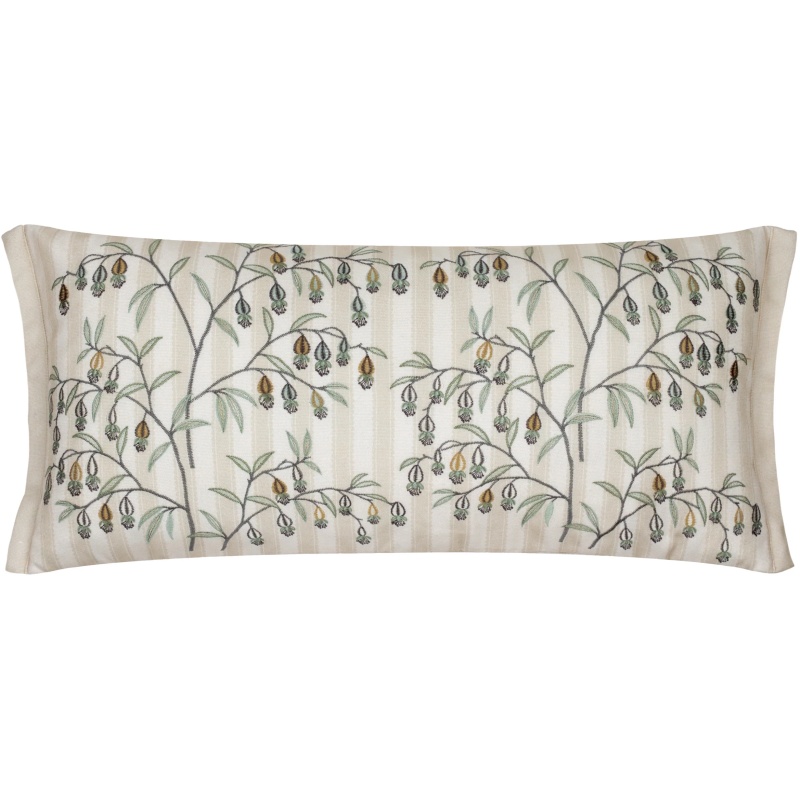 Sanderson Chinese Lanterns Feather Rich Cushion 30x65cm - Linen