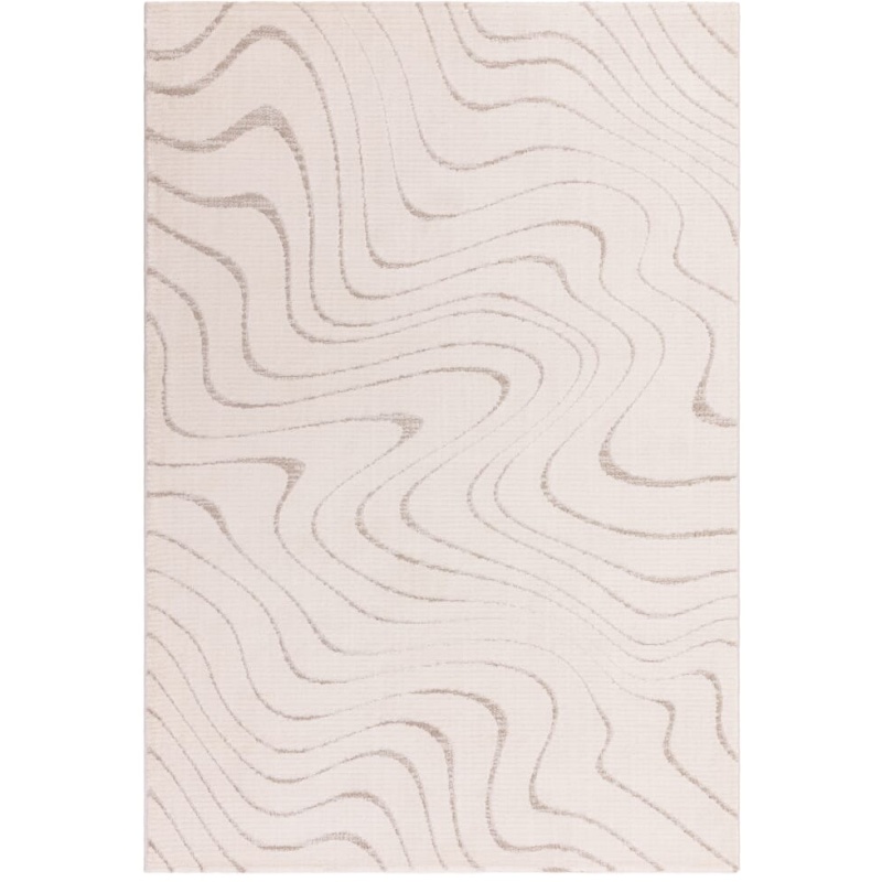 Asiatic Axel AX03 Shaggy Rug - Cream/White