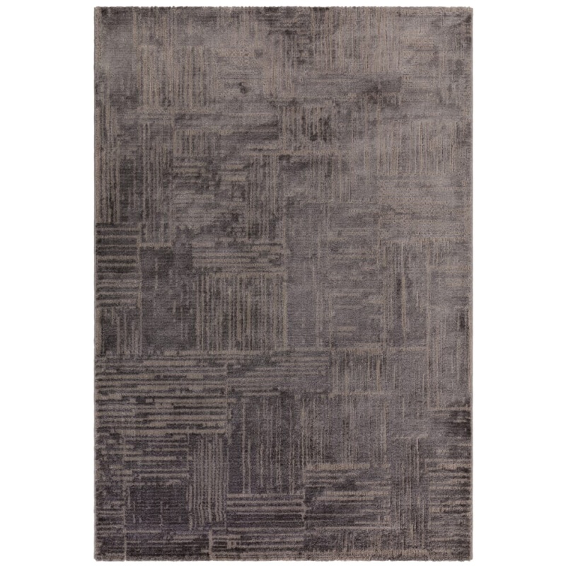 Asiatic Axel AX06 Shaggy Rug - Charcoal
