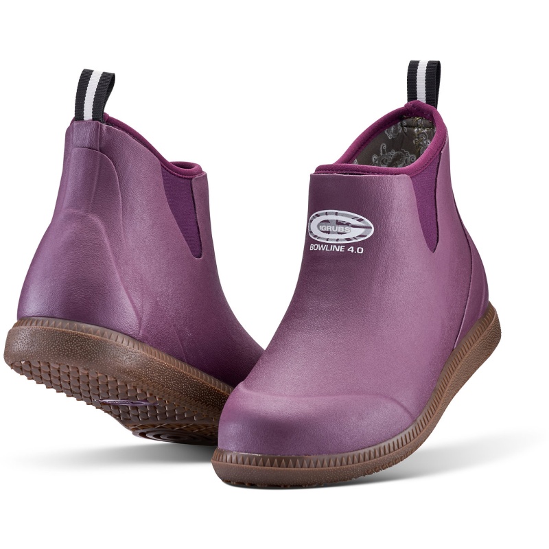 Grubs Bowline 4.0 Ankle Boots - Plum/Gum