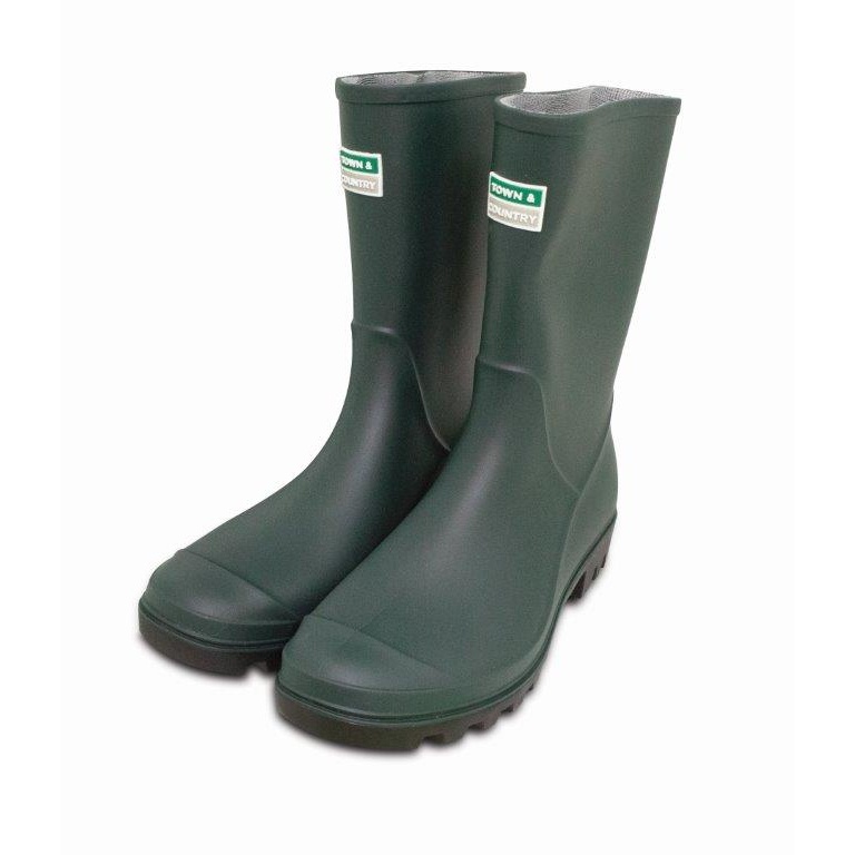 Town & Country ECO-Essential Half Wellington Boots - Green
