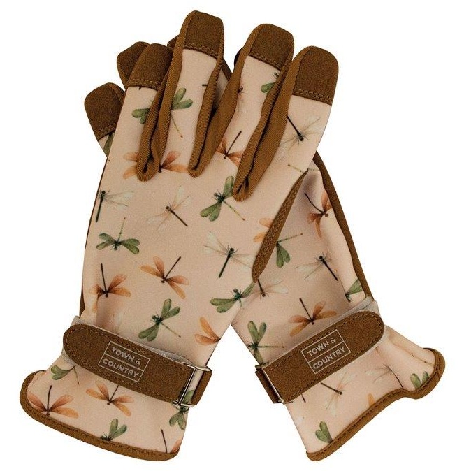 Town & Country Synthetic Gauntlet Gloves Dragonfly